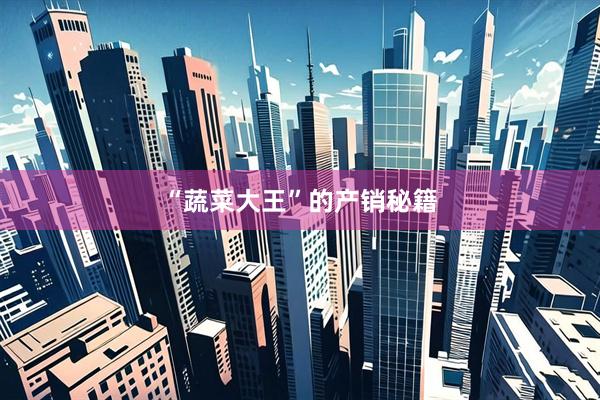 “蔬菜大王”的产销秘籍
